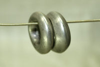 Pair of Antique Ethiopian Silver Hair-rings