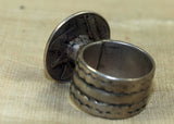 Vintage Ethiopian Silver Ring of Vittorio Emanuele III