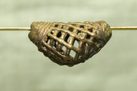 Brass Elbow Bead from Ghana