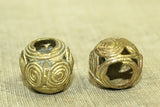 Traditional Swirlie Brass Bead, small