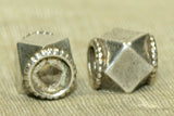Vintage Silver Multi-Faceted Bead