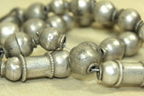 Silver Beads and Necklace Parts from India