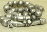 Silver Beads and Necklace Parts from India