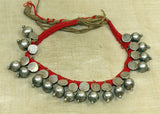 Antique Silver Dangles Anklet from India
