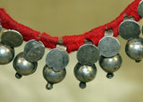 Antique Silver Dangles Anklet from India