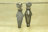 Old Silver Dangle Bead from India