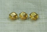 Faceted 18Kt Gold Bead, India