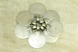 Old India Coin Silver Flat Round Pendants