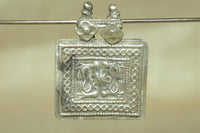 Old Silver Pendant, Bird motif from India