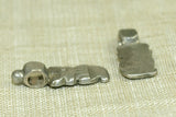 Pair of Small Silver Dangles from India