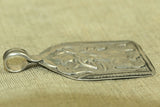 Old Silver Rajasthani Hero Pendant from India
