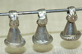Antique Silver Cone-Shaped Dangle from India