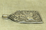 New Silver Rajasthani Rider Amulet from India