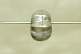 Old silver Fluted bead from India