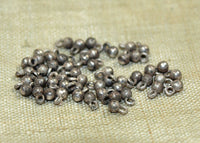 Tiny 2mm Silver Dangles from India