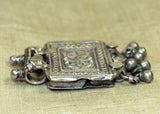 Antique Silver Prayer Box Pendant from India