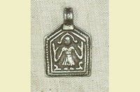 Antique Silver Hindu Goddess Pendant