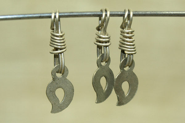 Three coin silver Dangles from India