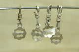 Four coin silver Dangles from India