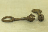 Antique Brass Ring with Bell from Nigeria