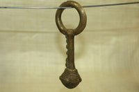 Antique Brass Ring with Bell from Nigeria