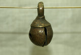 Squat Antique Brass Bell