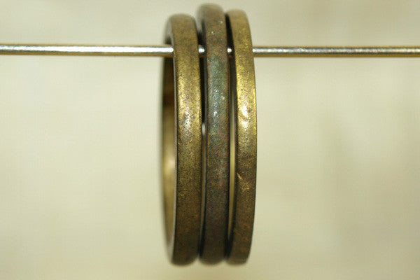 Antique Flat Nigerian Brass Ring