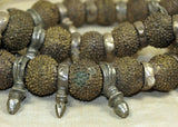 Strand of Cool Nigerian Brass Beads & Tuareg Daggers