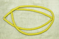 Bright Yellow 6mm Plastic Disk Beads