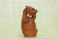 Dragon on a Bell Ojime