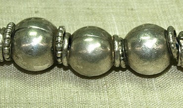 Old Afghan Silver Bead