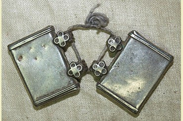 Old Silver Pray Box Pendant