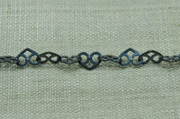 Filigree Heart-Shaped Link Chain