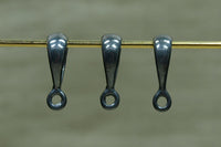 Oxidized Sterling Silver Bail