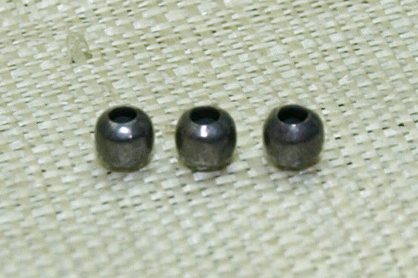 Oxidized Sterling 2mm Round Beads