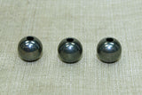 Oxidized Sterling Silver 8mm Round Bead
