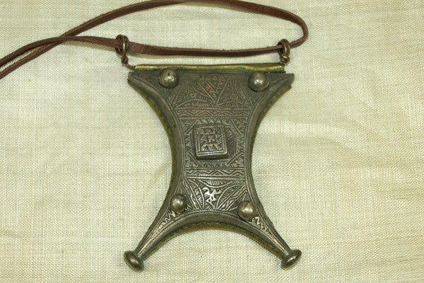 Antique Mixed Metal Tuareg Pendant/Prayer Box