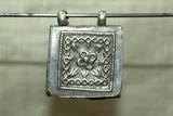 Antique Silver Prayer Box pendant from India