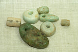 Set of seven Ancient Amazonite Beads