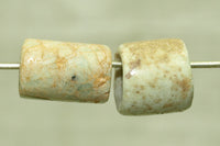Pair of Ancient Amazonite Beads