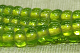 Light Green Transparent Seed Beads, 12º