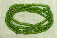 Light Green Transparent Seed Beads, 6º