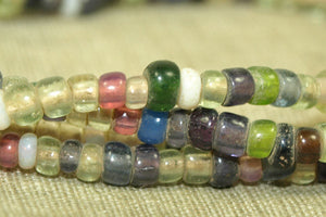 Irregular Vaseline Colors Seed Beads, 6º