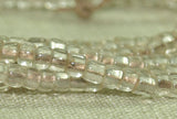 2mm Clear Cubes Venetian Seed Beads