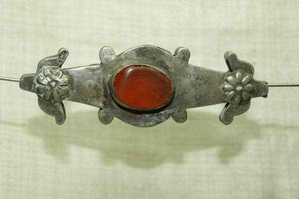Old Large Turkman Silver Pendant
