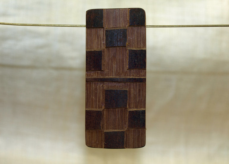Coconut Palmwood Pendant; Lou Zeldis Collection