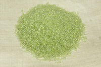 Vintage 11º  Transparent Spring Green Seed Beads