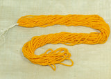 Hank of 16º Bright Yellow-Orange Seed Beads