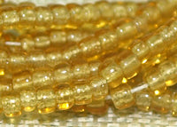 Mini Hank 16º Light Amber Antique Czech Seed Beads