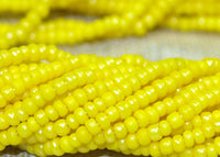 Hank of 16º Bright Yellow Seed Beads